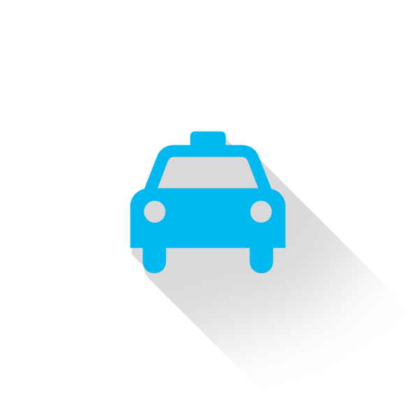 icon transport light blue